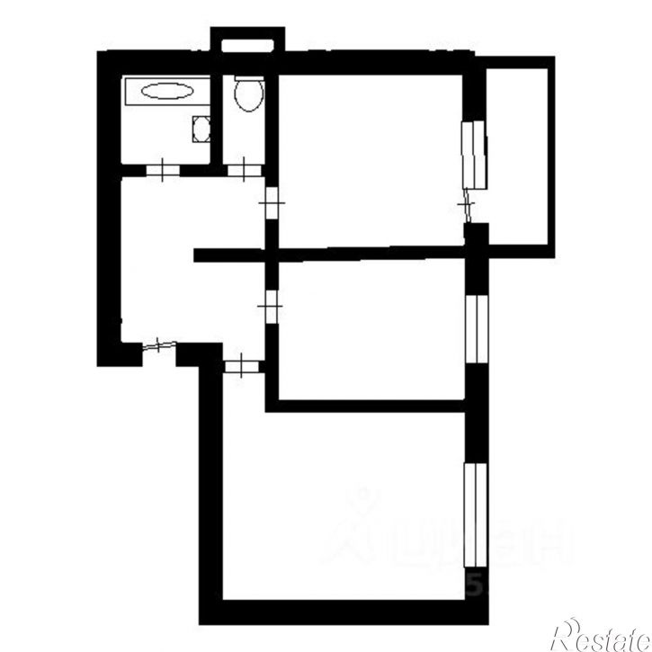 2-комн квартира ул Шестакова, 101А,  д. 101А